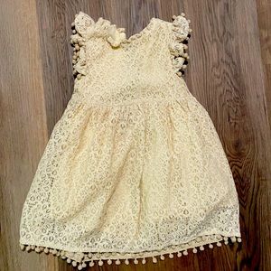Cream Lace Dress
